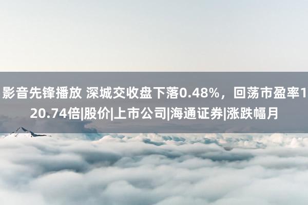 影音先锋播放 深城交收盘下落0.48%，回荡市盈率120.74倍|股价|上市公司|海通证券|涨跌幅月