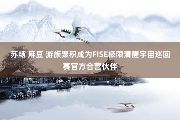 苏畅 麻豆 游族聚积成为FISE极限清醒宇宙巡回赛官方合营伙伴