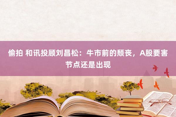 偷拍 和讯投顾刘昌松：牛市前的颓丧，A股要害节点还是出现